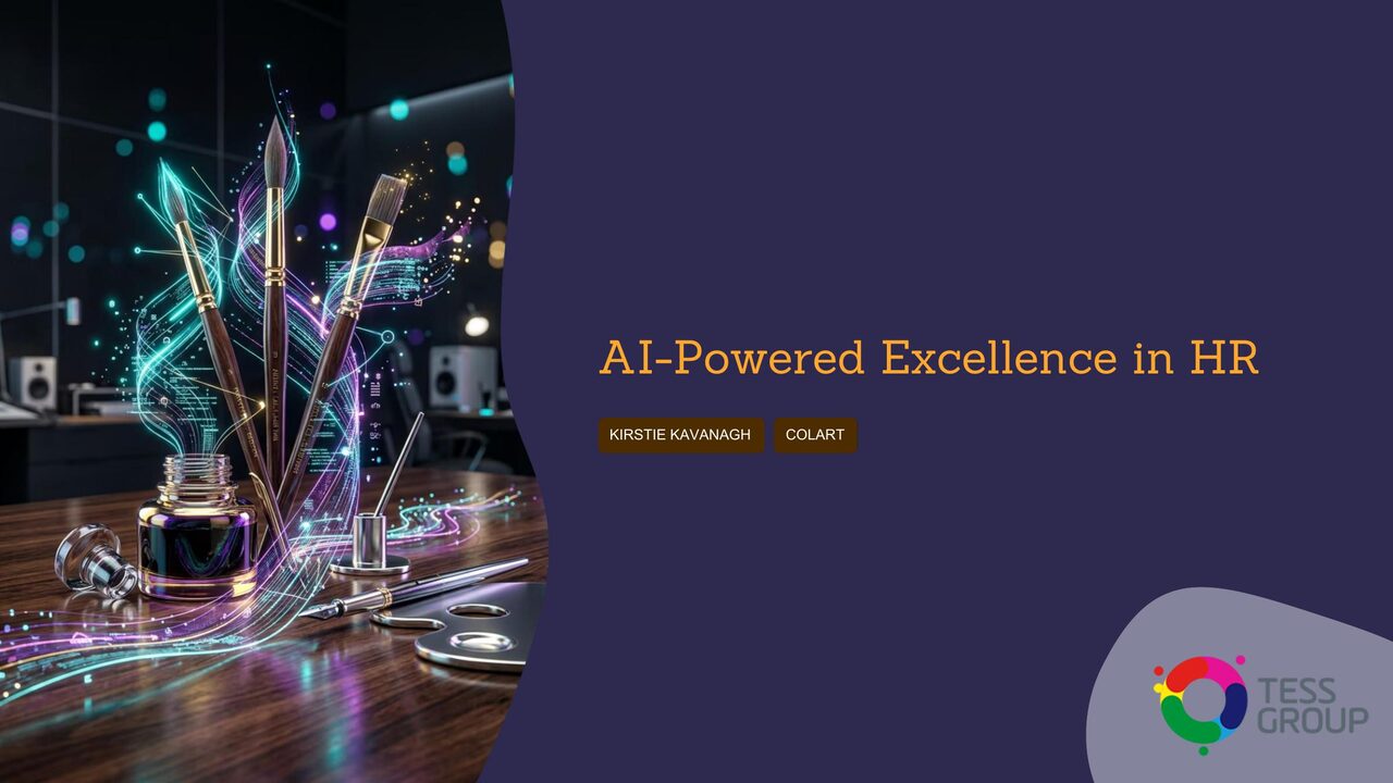 TESS Group's AI-Powered Excellence in HR workshop with Colart, led by Kirstie Kavanagh